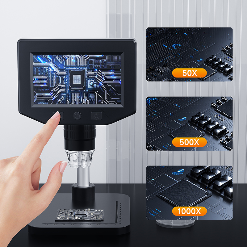 ميكروسكوب بشاشة LCD 4.3 بوصة م - مراجعة Power Tools Zoom وسعره
