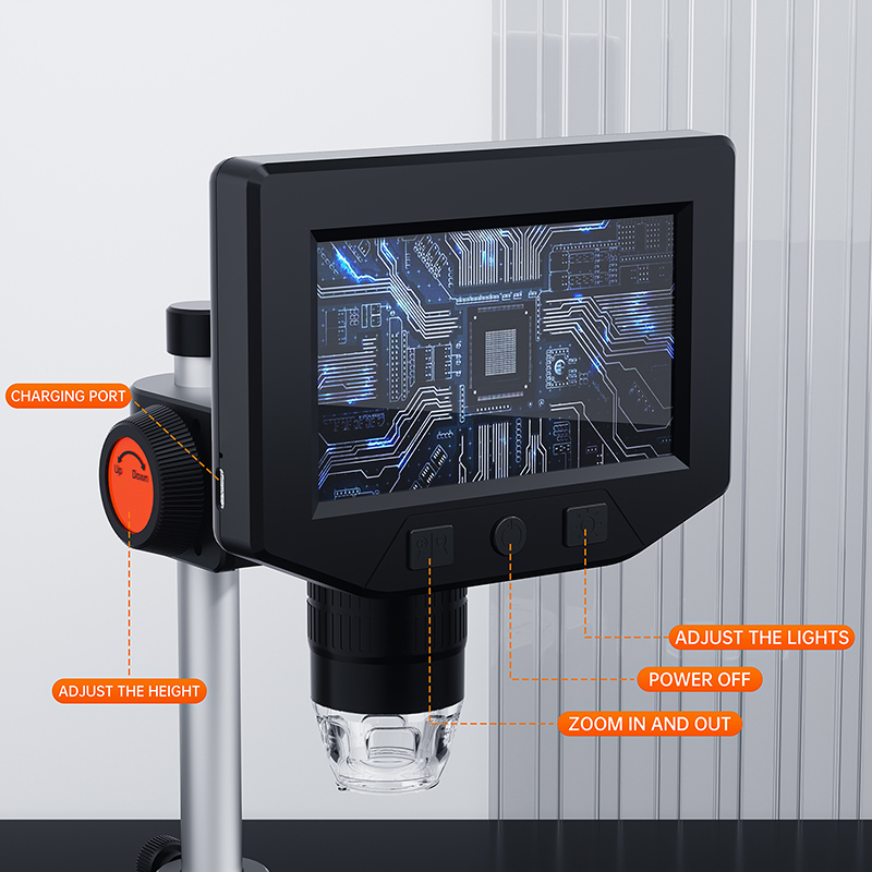 ميكروسكوب بشاشة LCD 4.3 بوصة م - مراجعة Power Tools Zoom وسعره