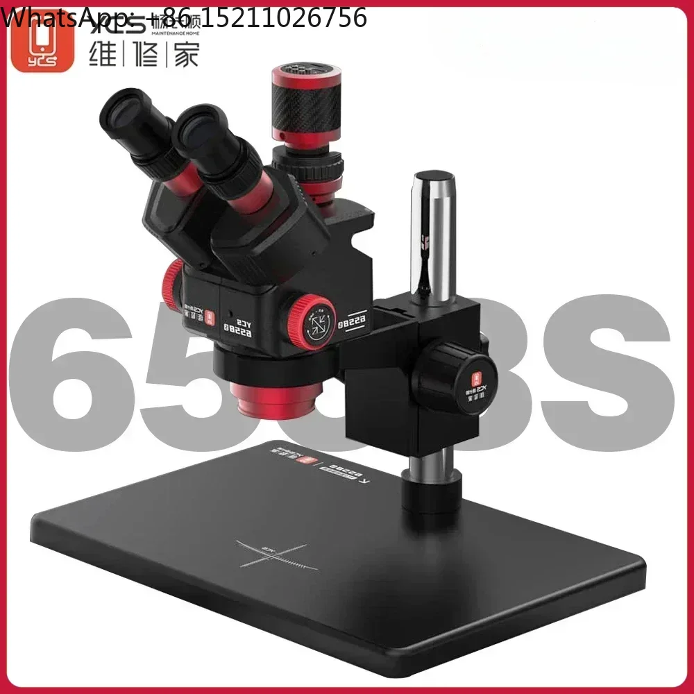 YCS 6558S HD مجهر ثلاثي العيني - مراجعة Power Tools Zoom وسعره