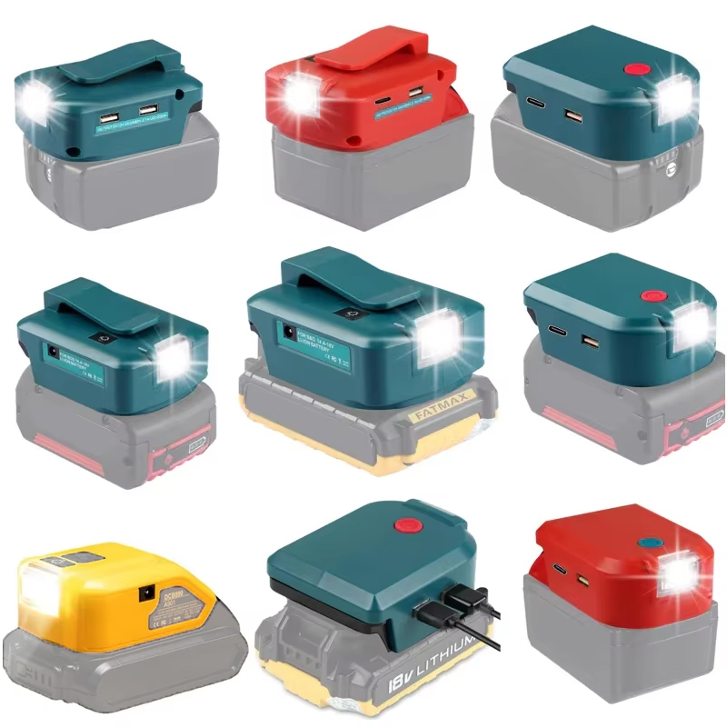 محول مع ضوء مع نوع c + USB لأض - مراجعة Power Tools Types وسعره