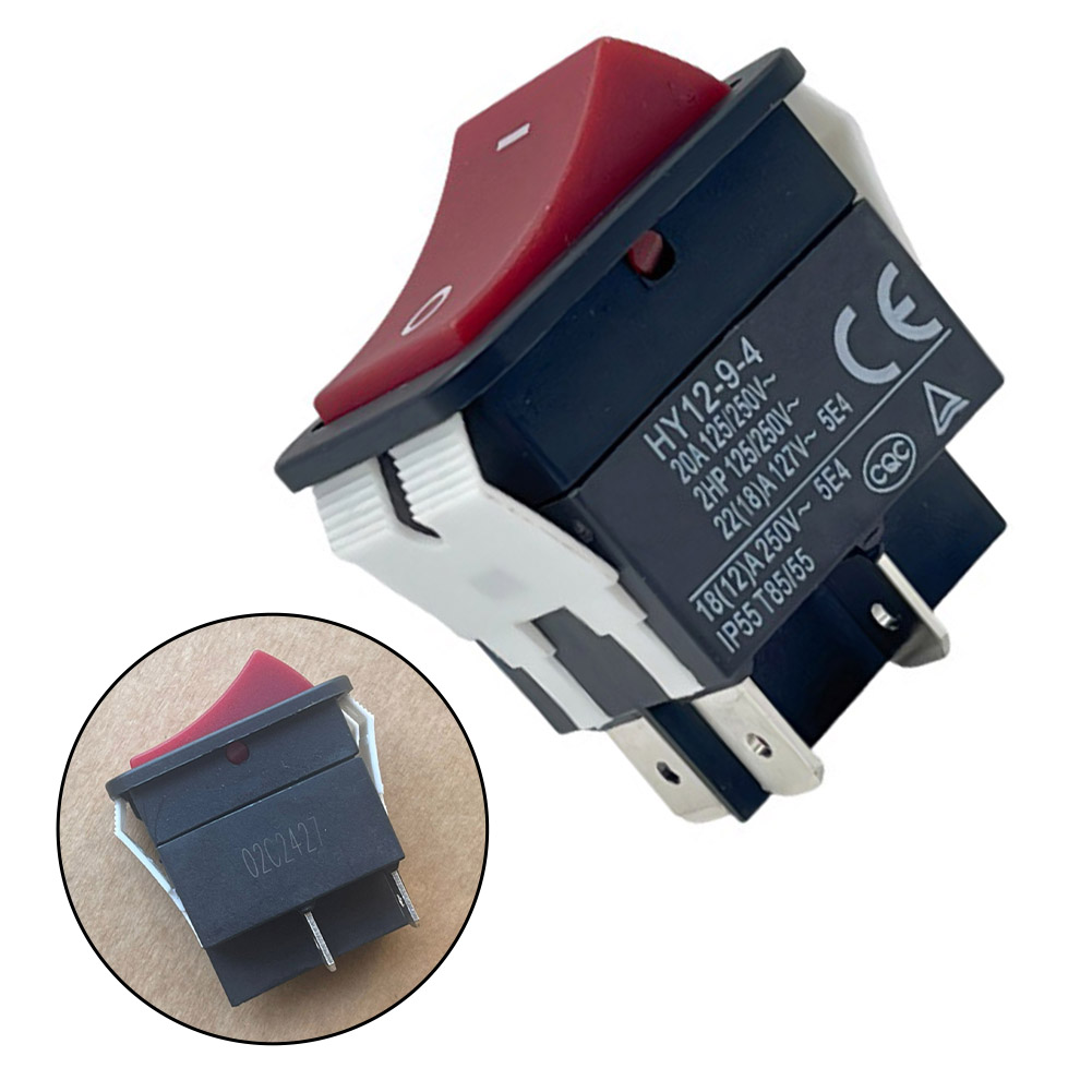 مفتاح روكر HY12-9-4 بقوة 20 أم - مراجعة Power Tools Woodworking وسعره
